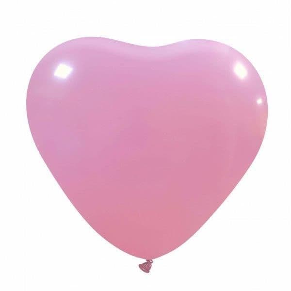 Xiz Party Supplies Pack 10 Balões Coração 26cm Rosa - 011009720