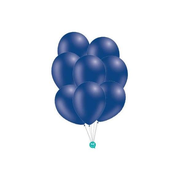 Xiz Party Supplies Pack 50 Balões 30cm Pastel Azul Escuro - 012009509