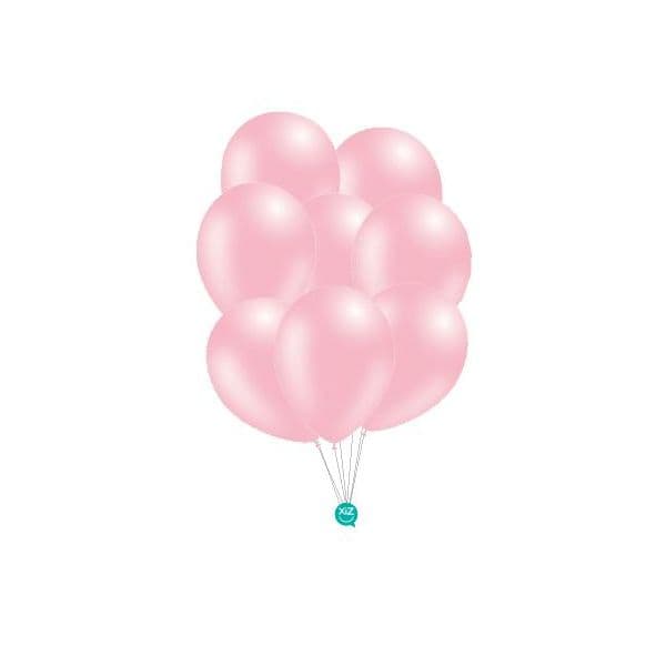 Xiz Party Supplies Pack 50 Balões 30cm Metalizado Rosa Bebé - 012009586
