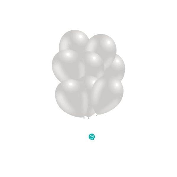 Xiz Party Supplies Pack 50 Balões 30cm Prateado - 012009606