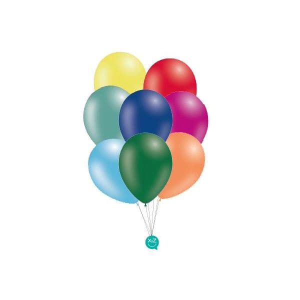 Xiz Party Supplies Pack 100 Balões 30cm Pastel Cores Sortidas - 013009524