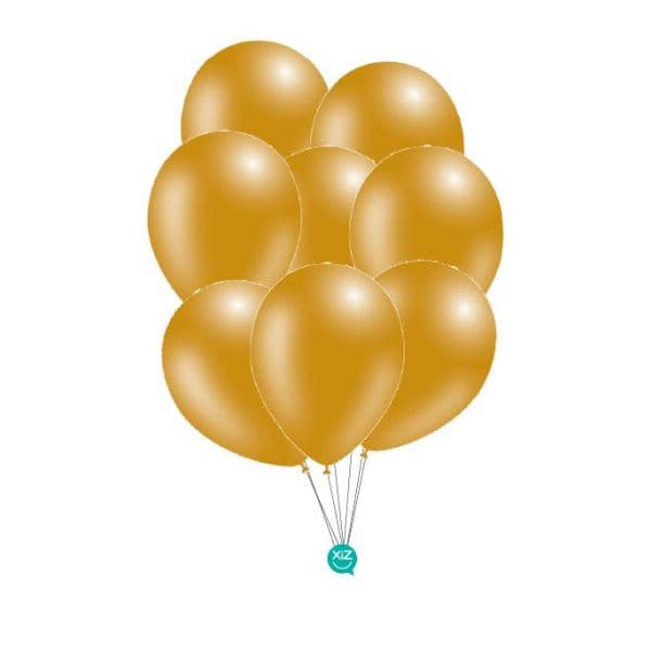 Xiz Party Supplies Pack 100 Balões 30cm Dourado - 013009605
