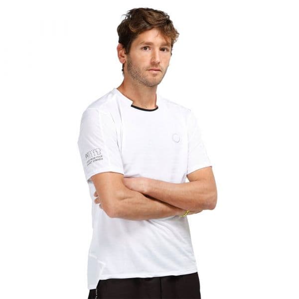 Infinite Athletic Ultralight Short Sleeve T-shirt Branco L Homem