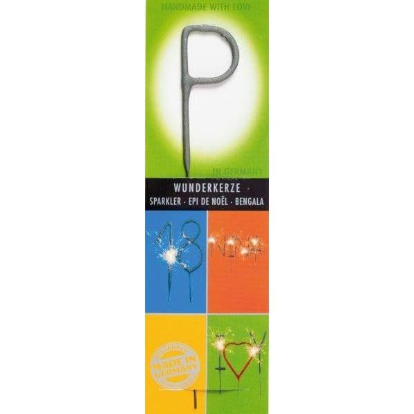 Wondercandle Sparkler 17cm Letra P - 150000028