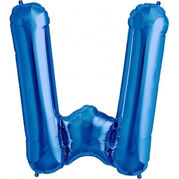 NorthStar Balão Foil 34'' Letra W Azul - 180000296