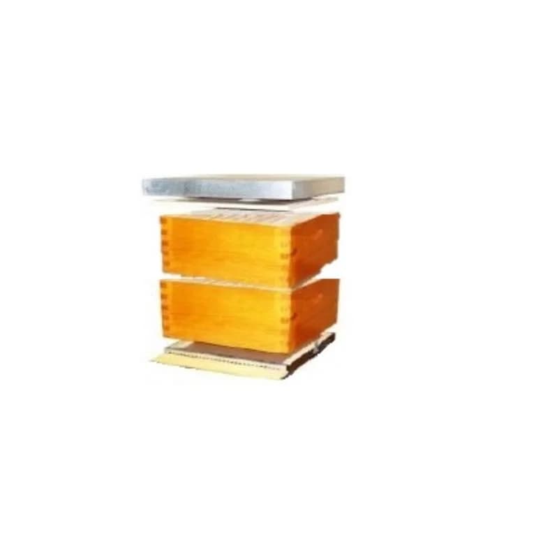 Colmena reversible ranurada completa con caja