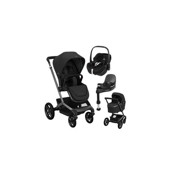 Trio Maxi-Cosi Fame + Pebble 360 Pro 2 + Alcofa + FamilyFix 360 Pro Twillic Black