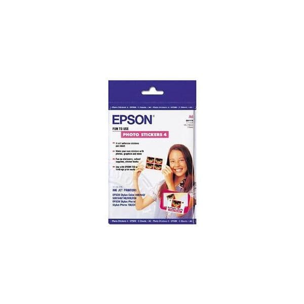 Epson Papel Autocolante Fotográfico SO41176 A6 5 Un.