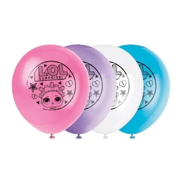 Unique Balões de Látex 12" Lol Surprise Pastel - 210023805