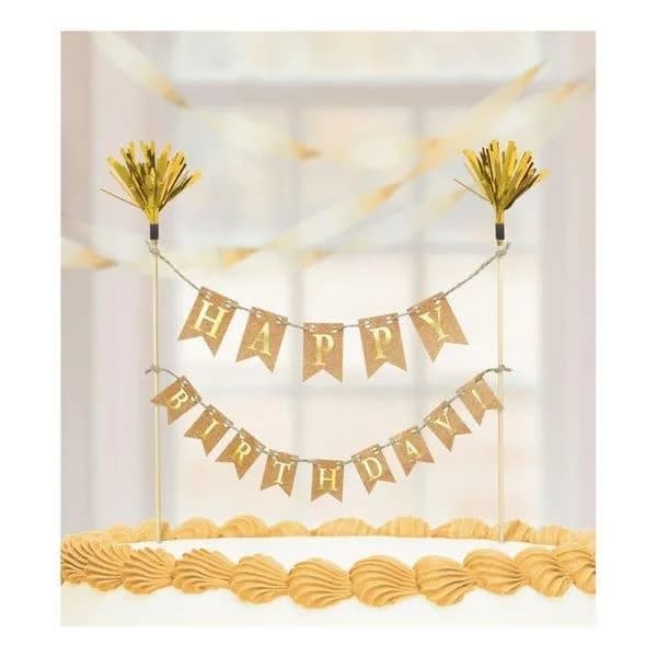 Amscan Topo de Bolo Banner "Happy Birthday - 3361099