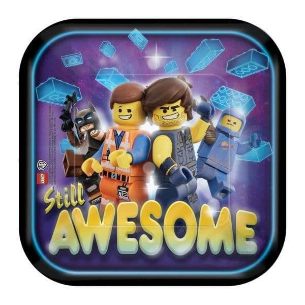Amscan Pratos 18cm Lego Movie - 047541711