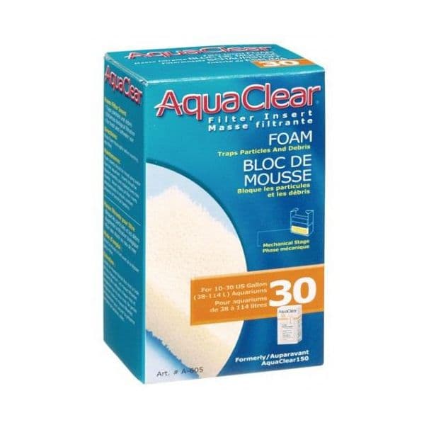 AquaClear 30 Filtro de esponja Foamex para aquários Até 114L