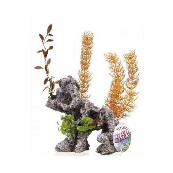 Fluval Decoração "deco Rock"rocha C/plantasa