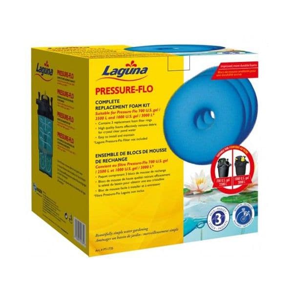 Hagen Lagoa Foamex Pressure Flo 3000 3Uds 250 g