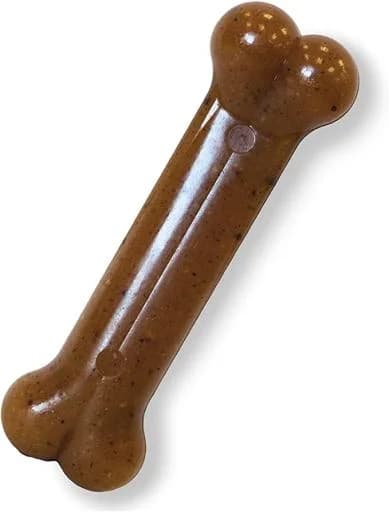 Nylabone Osso Mordedor Puppy Teething Chew, Sabor a Frango