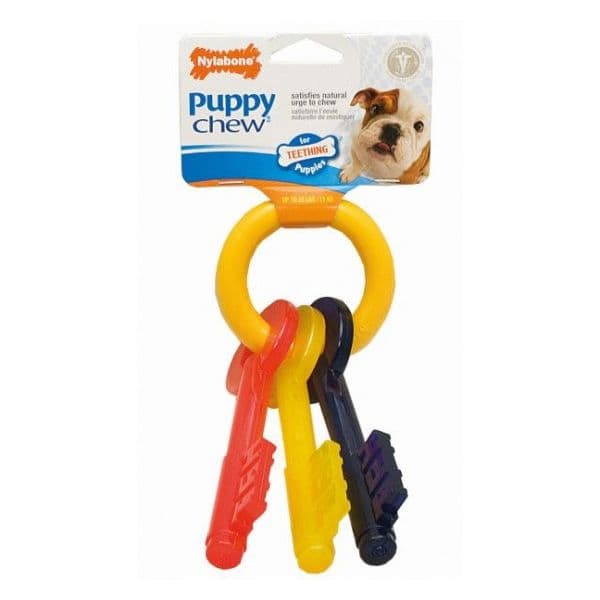 Nylabone Brinquedo para Masticar Llaves de Dentición Hasta 12 Kg de Poliuretano