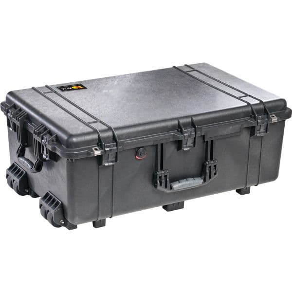 PELI Mala Peli Case 1650 Preta + Espuma + Rodas - P1650020110E