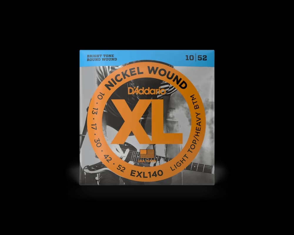 Daddario EXL140 10-52 Light Top/Heavy Bottom, XL Nickel - BimotorDJ