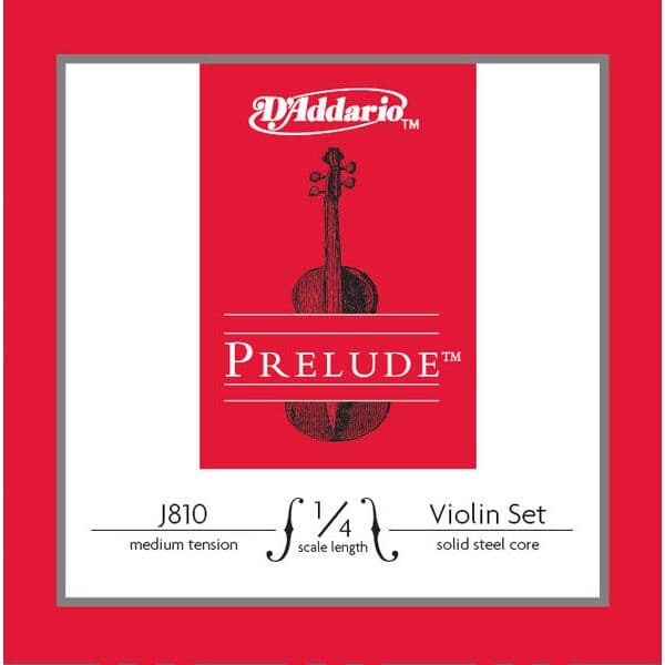 D'Addario J810-1/4M Prelude Violin 1/4