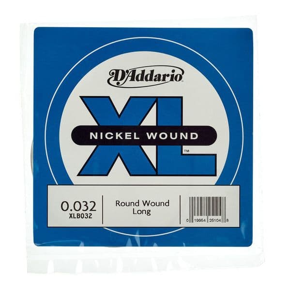 D'Addario XLB032 Bass XL Single String