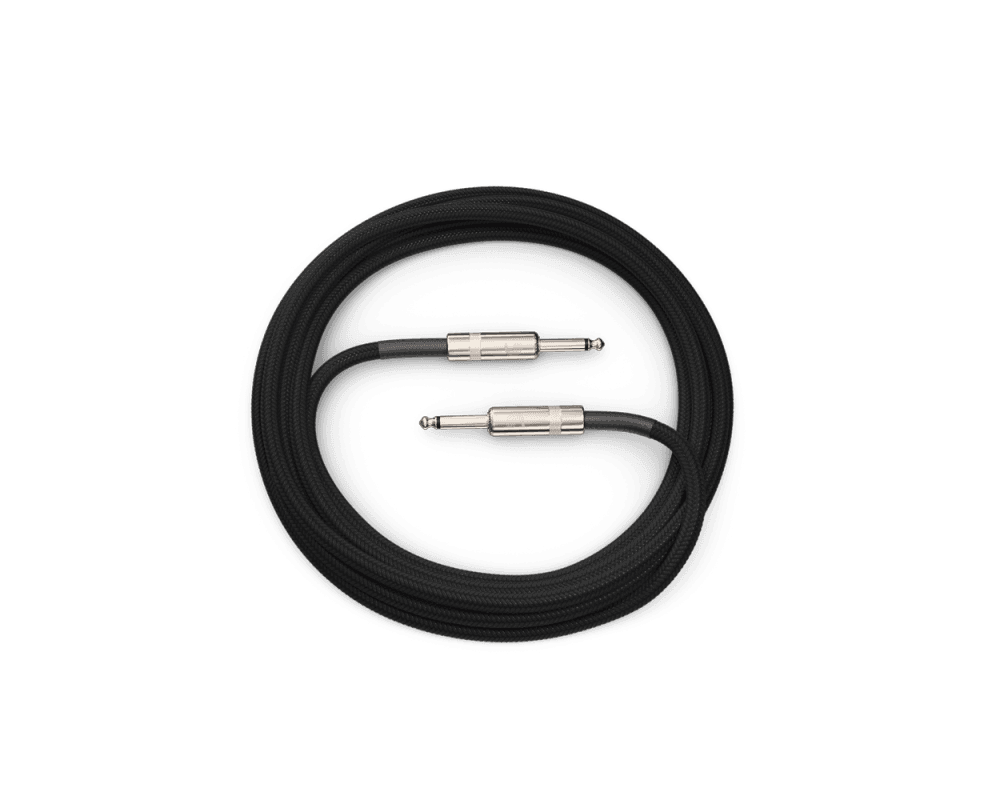 Daddario Custom Series Braided Instrument Cable, Black, 6m - BimotorDJ