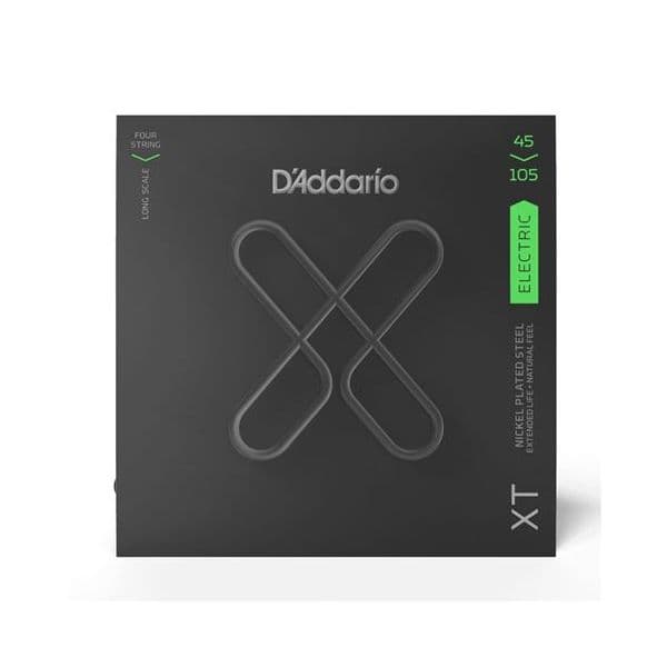 D'Addario Jogo de Cordas Guitarra Baixo Níquel XTB45105