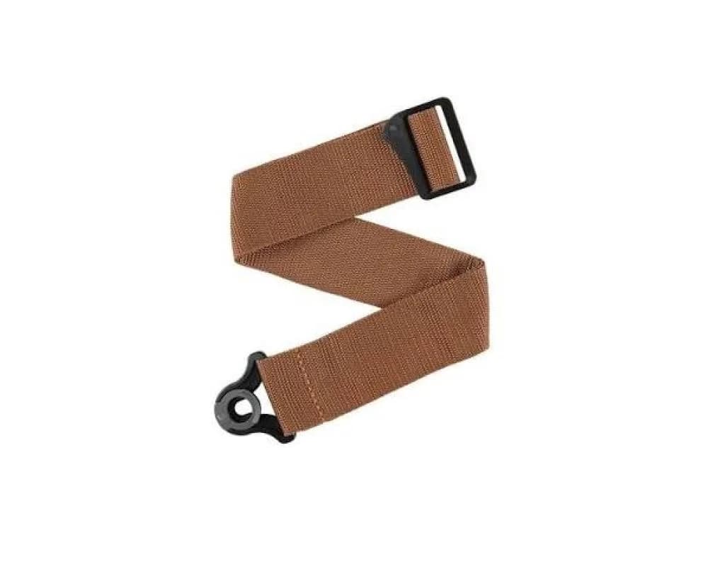 Daddario Auto Lock Locking Guitar Strap, Brown