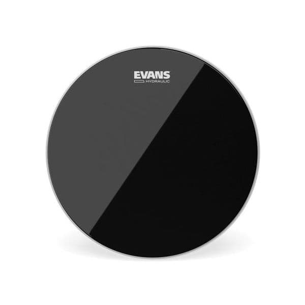 Evans Hydraulic Black Drum Head, 18 Inch