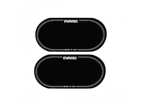 Evans EQPB2 EQ Black Nylon Bass Drum Double Patch