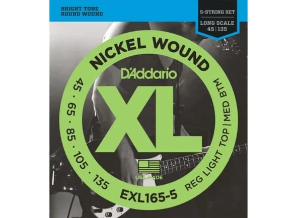 D'Addario Jogo de Cordas EXL165-5