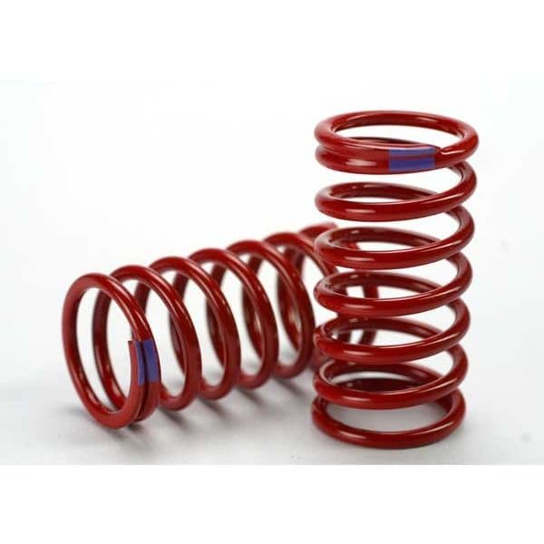 Traxxas Spring, shock (red) (GTR) (6.4 rate purple) - 86969