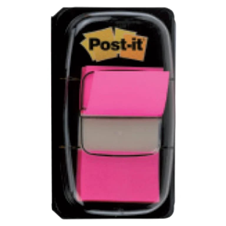 Post-it Separadores de Índice 25.4 x 43.2 mm Rosa Embalagem de 50 c/ Dispensador 680-21 - 291894