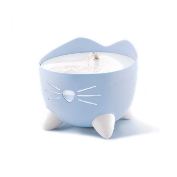 Catit Fonte de Água para Gatos Pixi Azul Claro