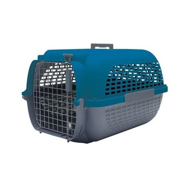 Hagen Transportadora Dogit Voyageur Azul e Cinza 48,3 x 32,6 x 28 cm