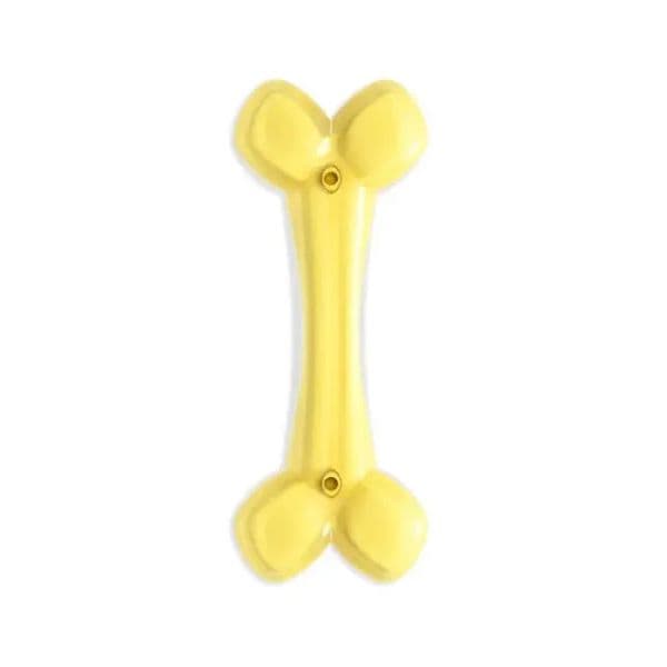 Zeus Mordedor Duo Osso Amarelo, Aroma a Côco 18 cm
