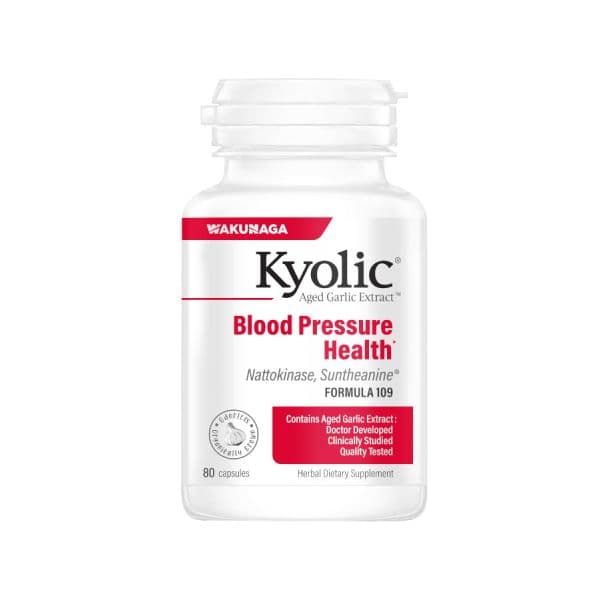 Kyolic Formula 109 Saúde da Pressão Arterial 80 Cápsulas