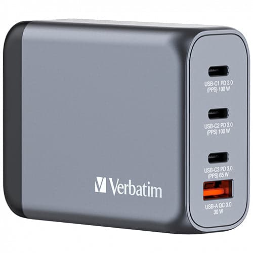 Verbatim Carregador de Parede GNC-100 100W
