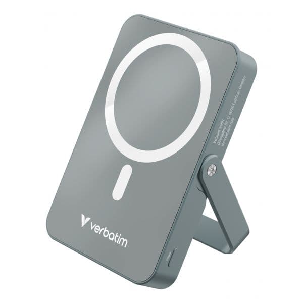 Powerbank Verbatim Magnetic Wireless Stand 10000mAh Grey