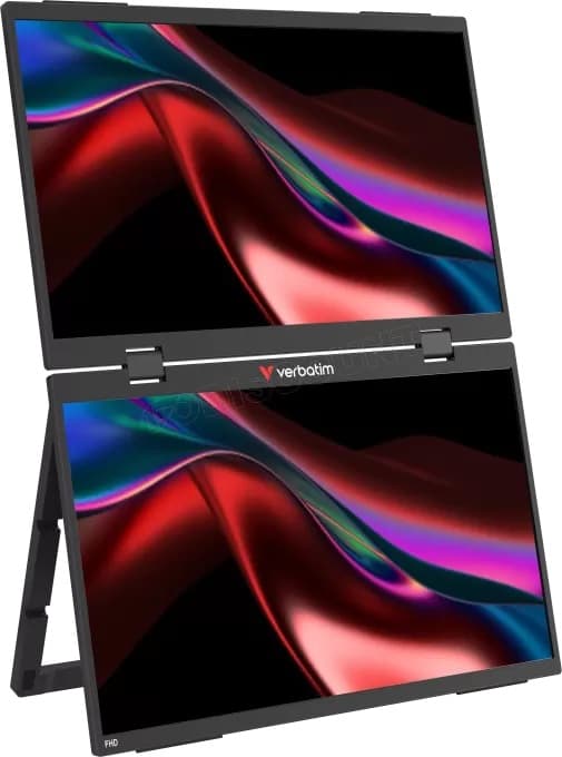 Monitor Verbatim 15.6" 32403 FHD HDR IPS USB-C HDMI Colunas