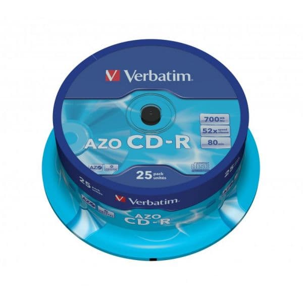 Verbatim CD-R 80Mn 52x Pack de 25