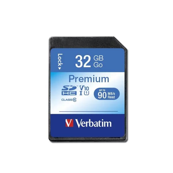 Verbatim 32GB Secure Digital Class 10 SDHC Memory Card