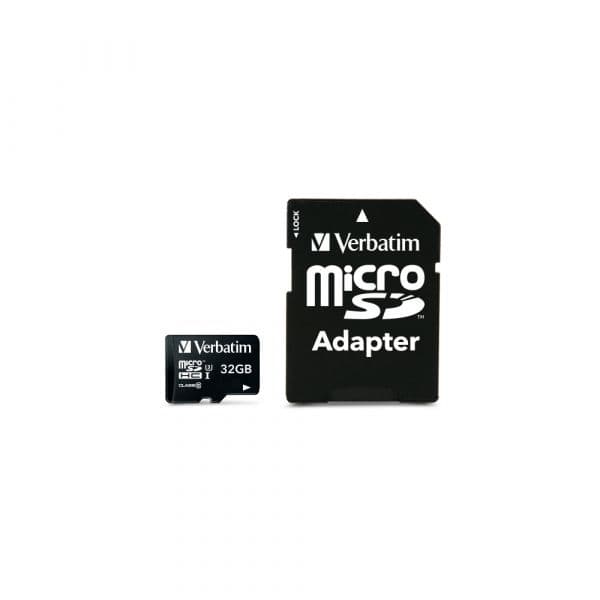 Verbatim 32GB Micro SDHC Pro Class 10 UHS-I + Adaptador SD - 47041