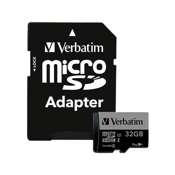 Verbatim 32GB Micro SDHC Pro Class 10 UHS-I + Adaptador SD - 47041