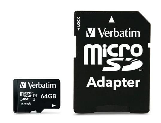 Verbatim 64GB Micro SDXC Pro Class 10 UHS-I + Adaptador SD - 47042