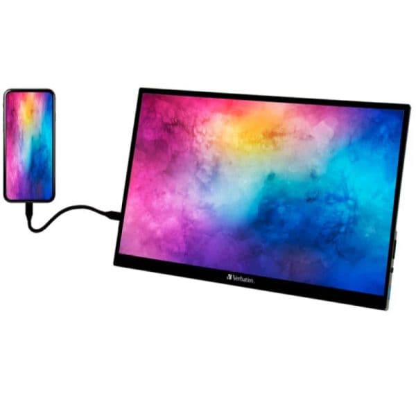 Monitor Verbatim 15.6" Touch Portátil PMT-15 IPS FHD 16:9 60Hz