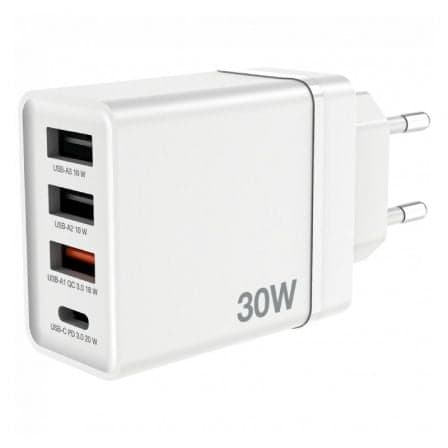 Verbatim Carregador CHR-30EU2 30W White