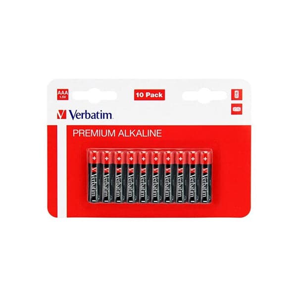 Verbatim Pilhas AAA 49874 Pack 10 Unidades