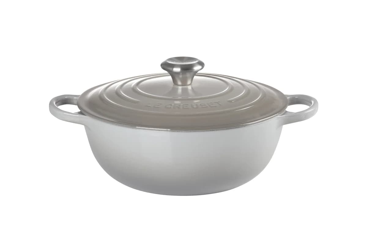 Le Creuset Caçarola Marmita Gourmet 26cm Cinza Névoa - Signature - LC21114265410430