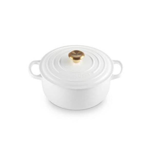Le Creuset Cocotte Redonda 20cm Branco
