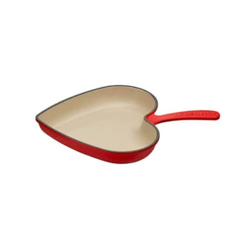 Le Creuset Skillet Frigideira Coração de Ferro Fundido 26cm Cereja